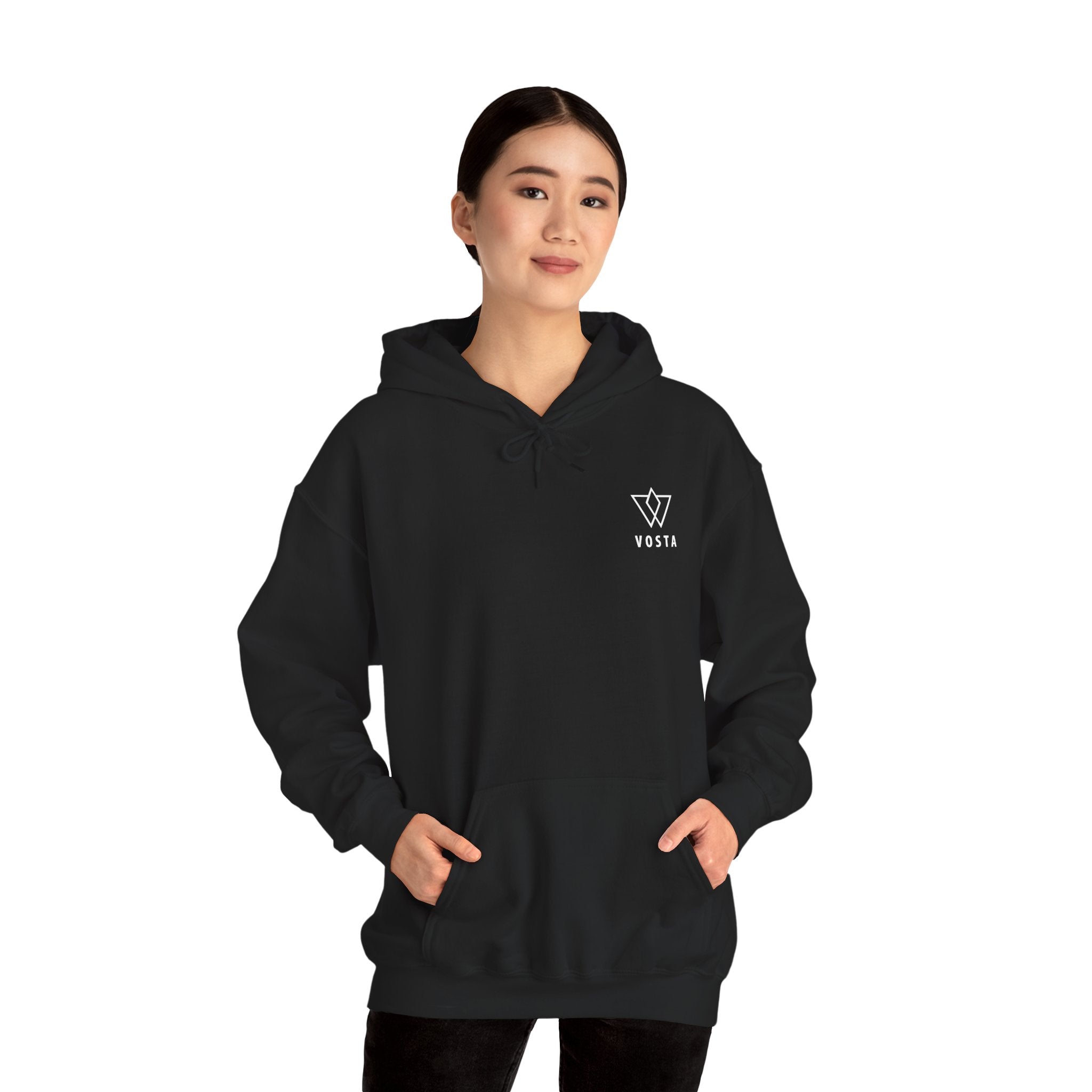 Vosta Hoodie - White Logo Pullover