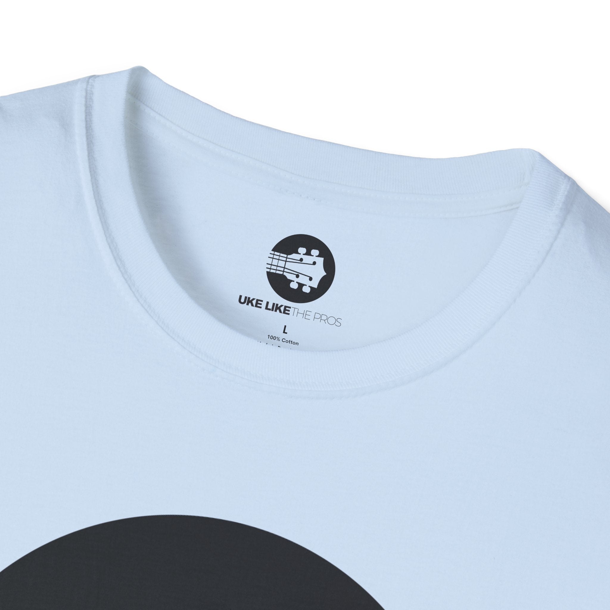 Uke Like The Pros T-Shirt - Black Logo