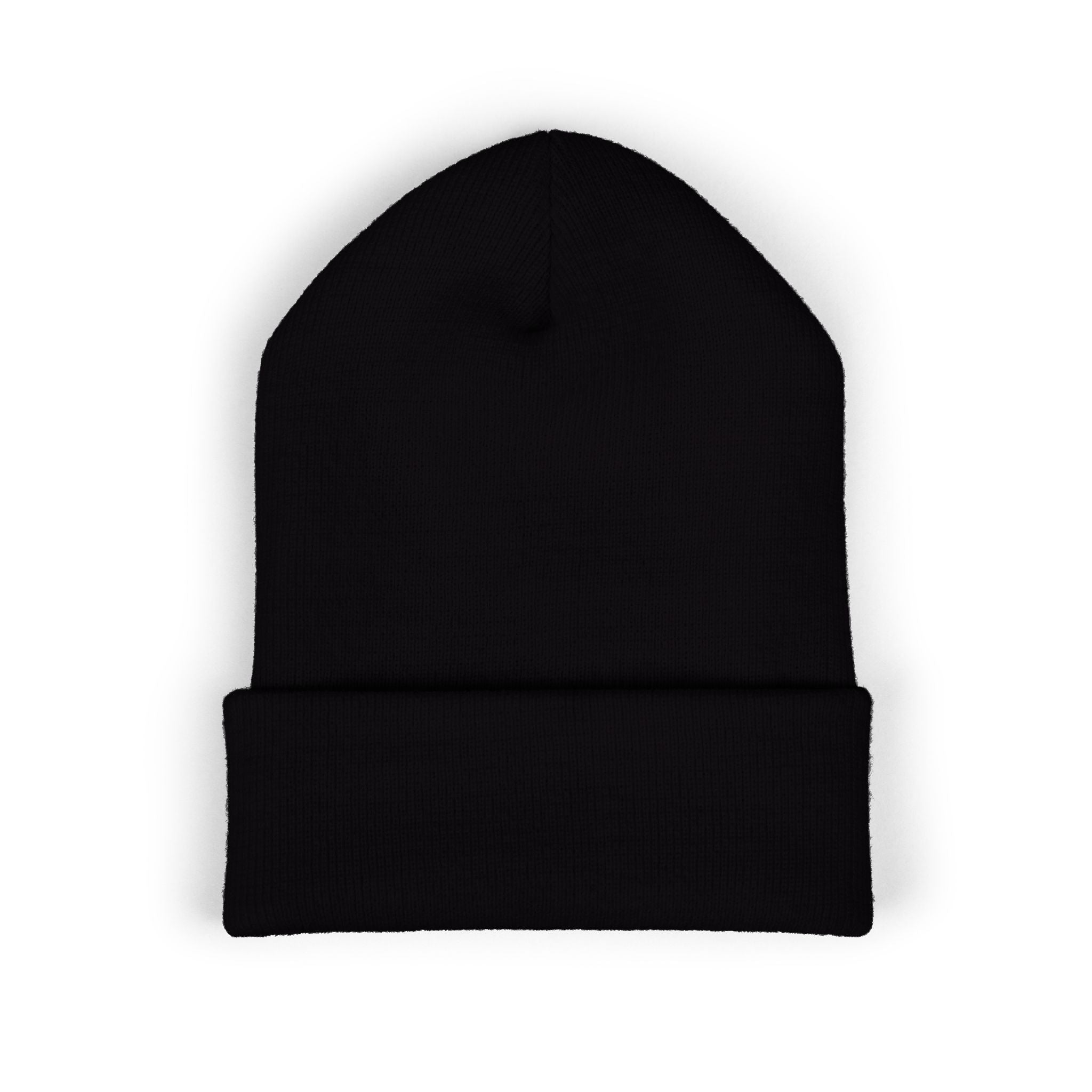 Uke Like The Pros 10th Anniversary Embroidered Cuffed Beanie — Black on Black