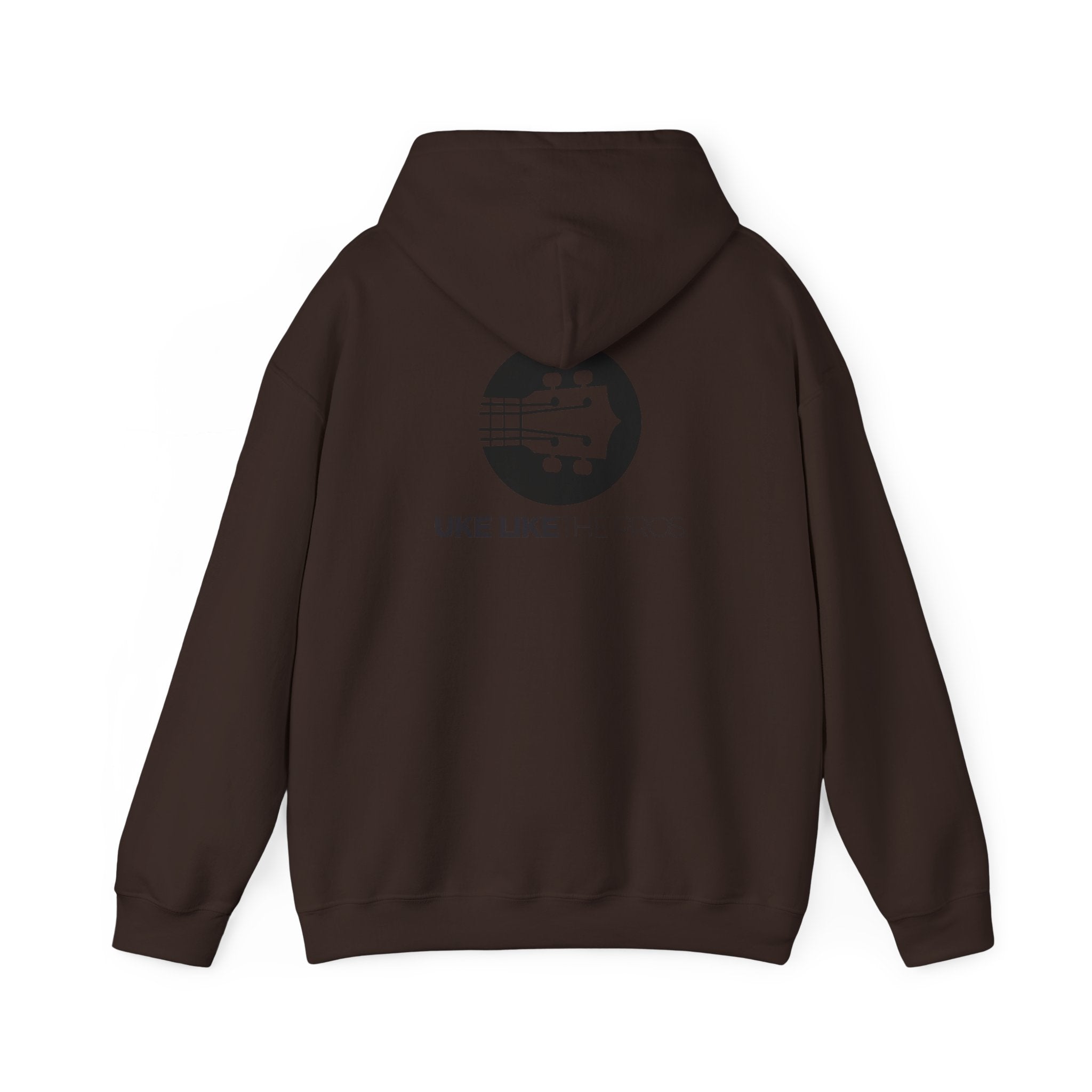 Uke Like The Pros Hoodie - Black Logo Pullover