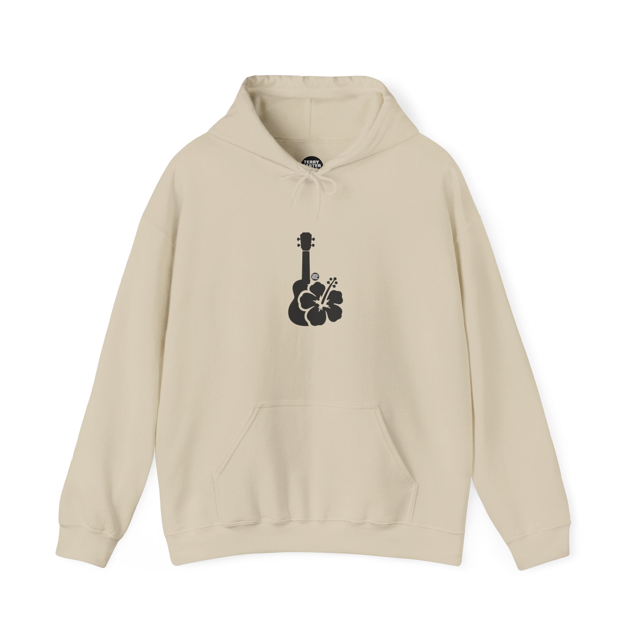 Buy the Ukulele Musician Hoodie | Floral Style - Terry Carter