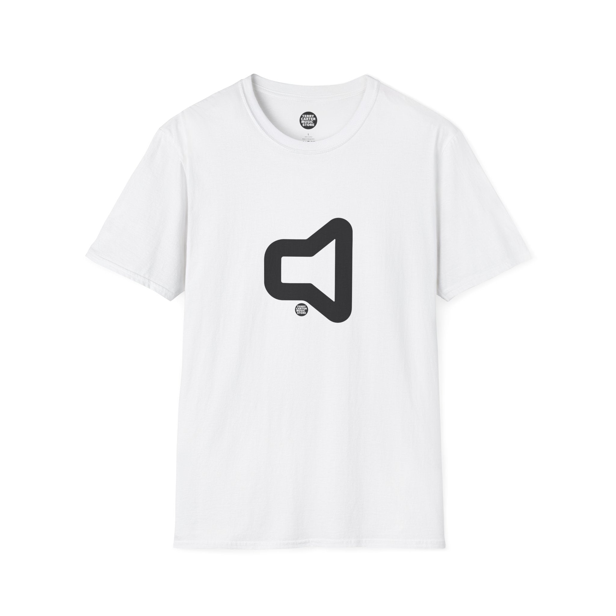 Speaker Icon T‑Shirt - Black Logo