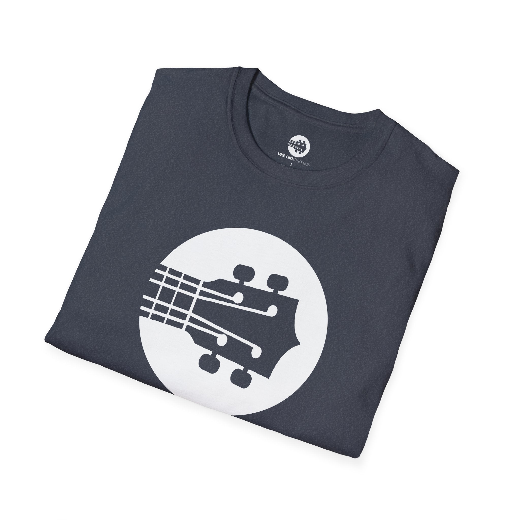 Uke Like The Pros T-Shirt - White Logo