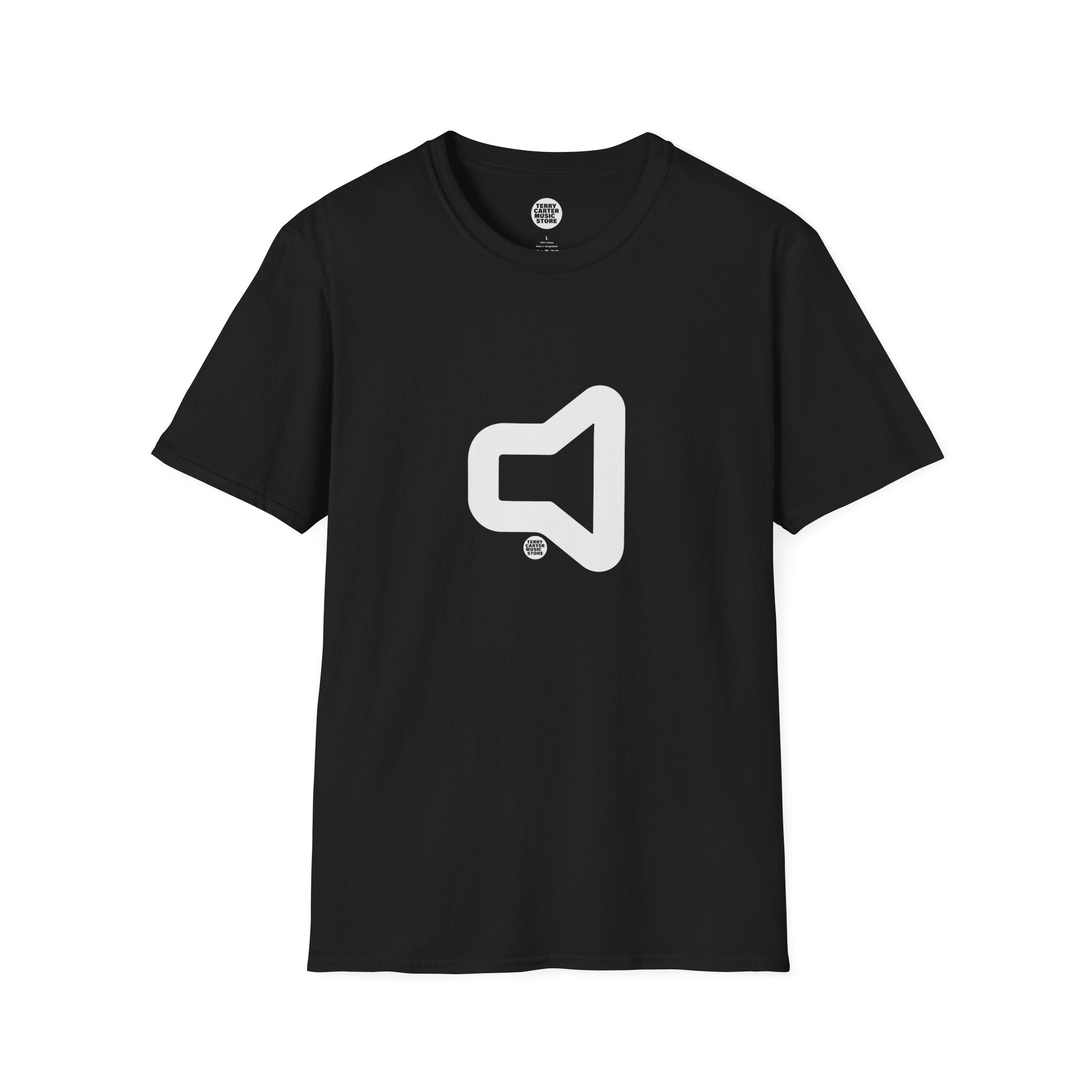 Speaker Icon T‑Shirt - White Logo