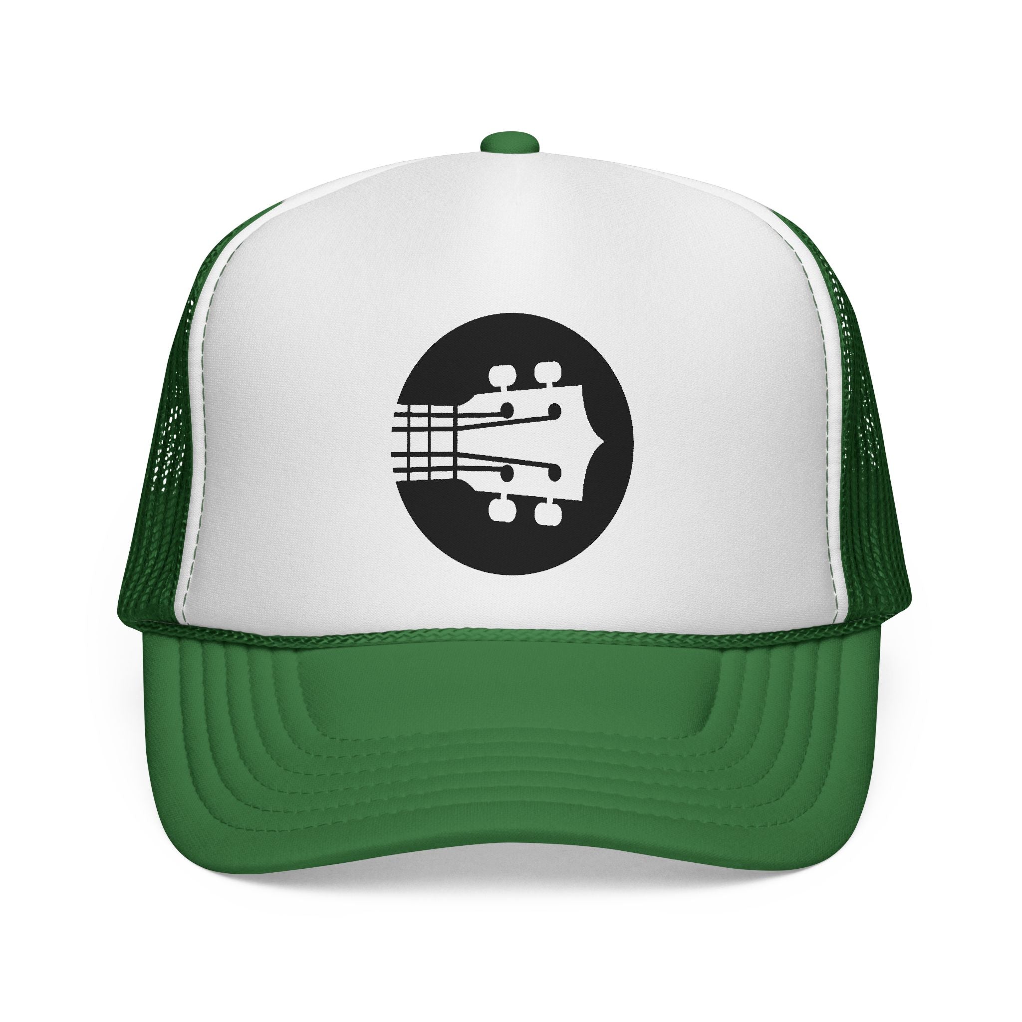 Uke Like The Pros Trucker Hat - Black Logo