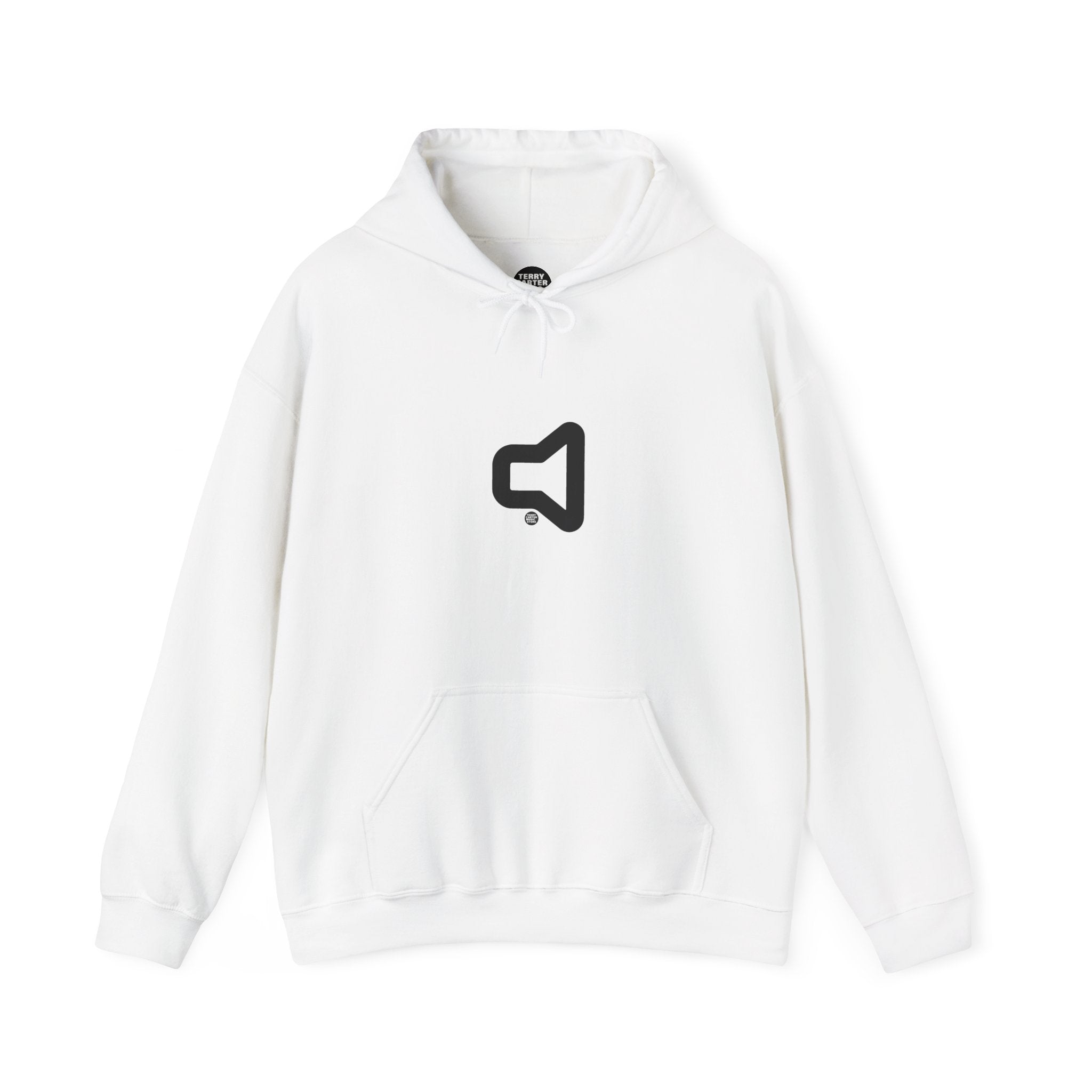 Speaker Icon Hoodie - Black Logo