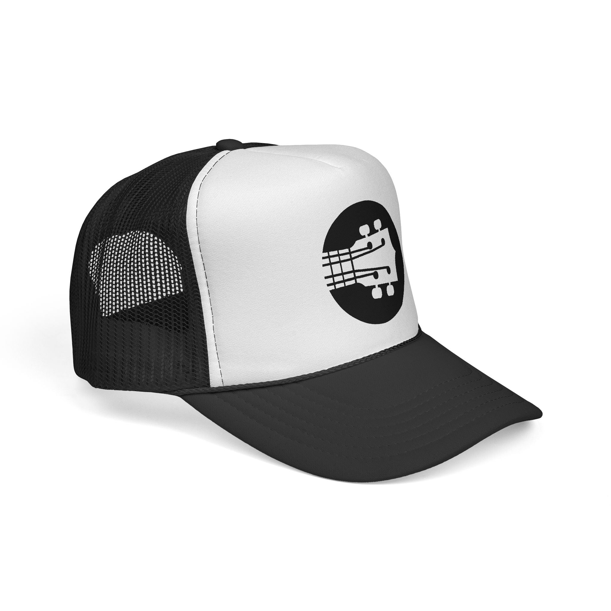 Uke Like The Pros Trucker Hat - Black Logo