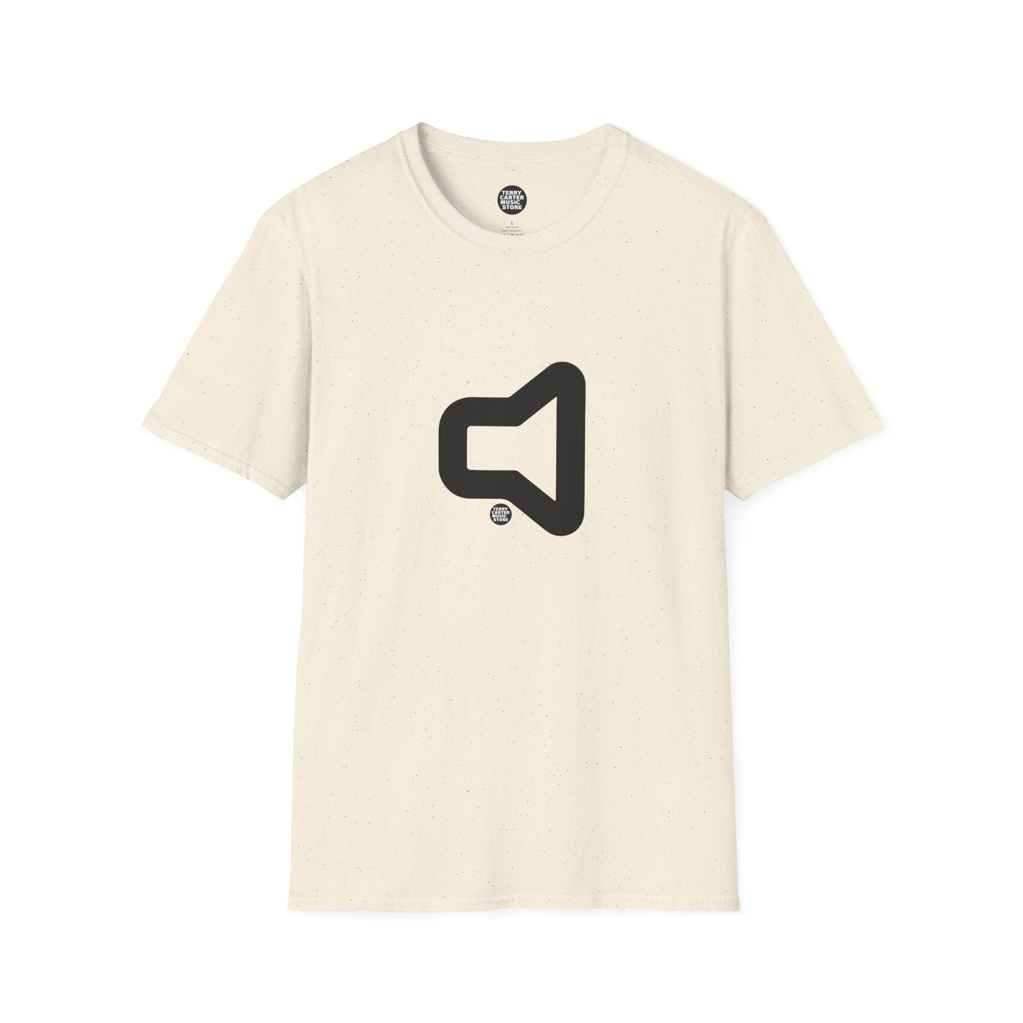 Speaker Icon T‑Shirt - Black Logo