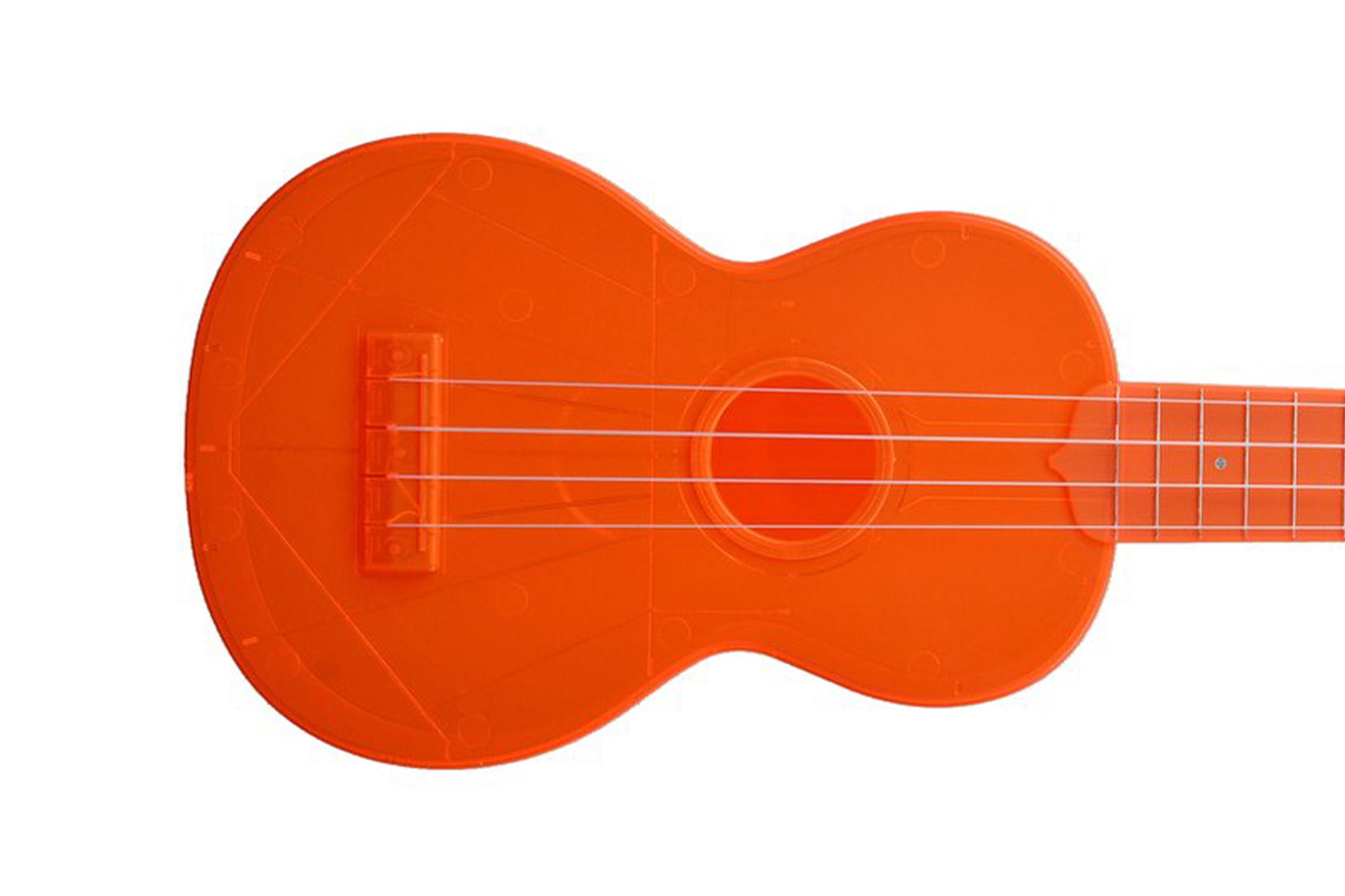 Kala KA-SWF-OR Waterman Orange Soprano Ukulele - Terry Carter