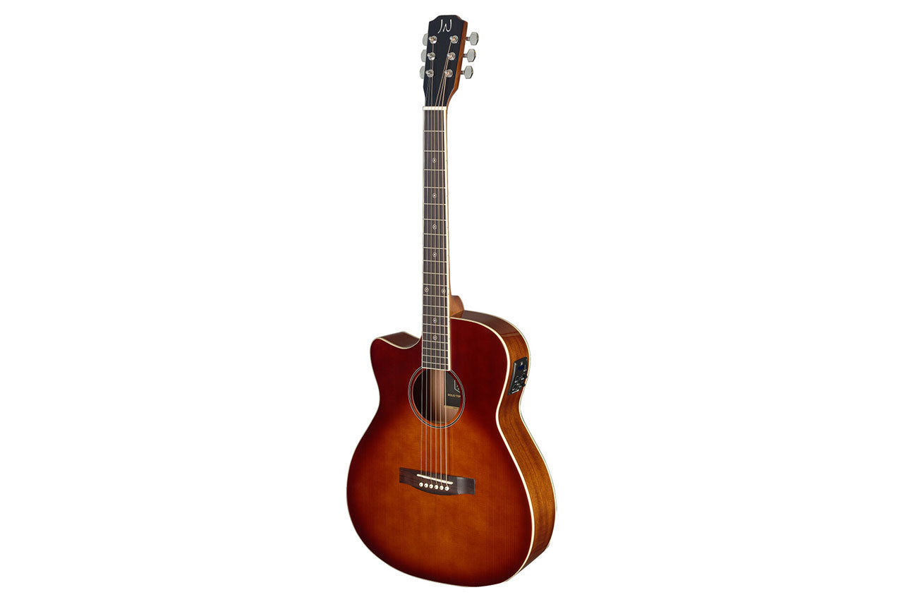 J.N Guitars Left Handed Acoustic Electric Guitar