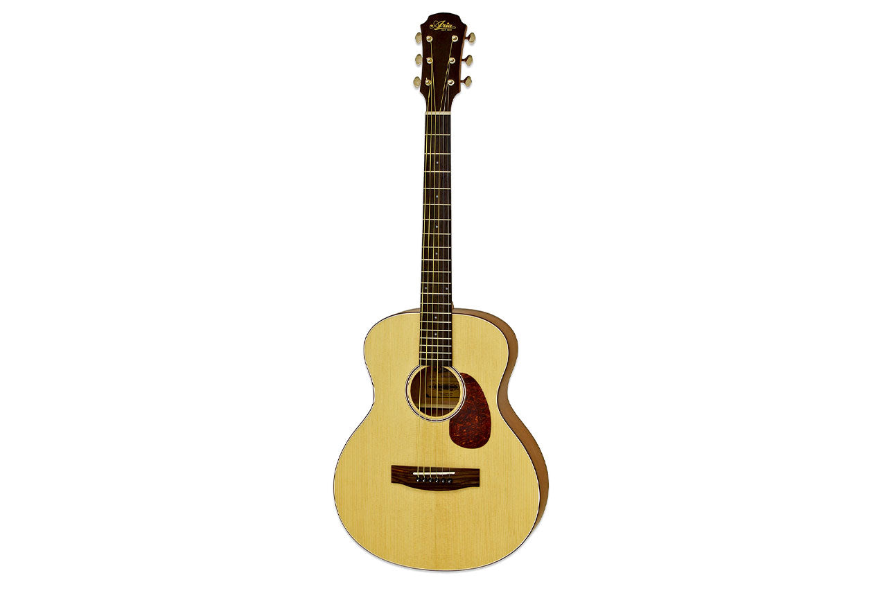 Aria 151-Lil'-MTN Natural Acoustic Guitar