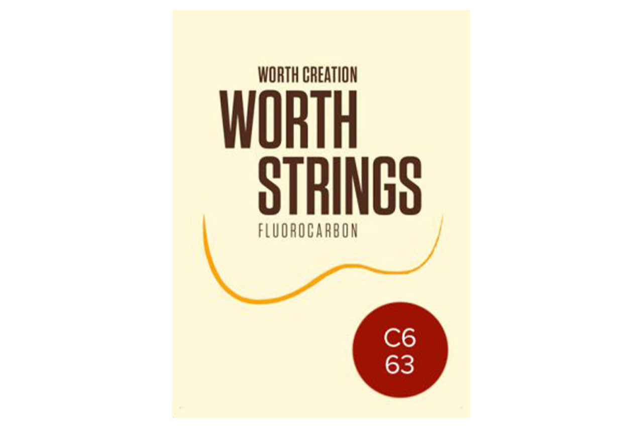 Worth C6-63 Clear Fluorocarbon 6-String Tenor Strings