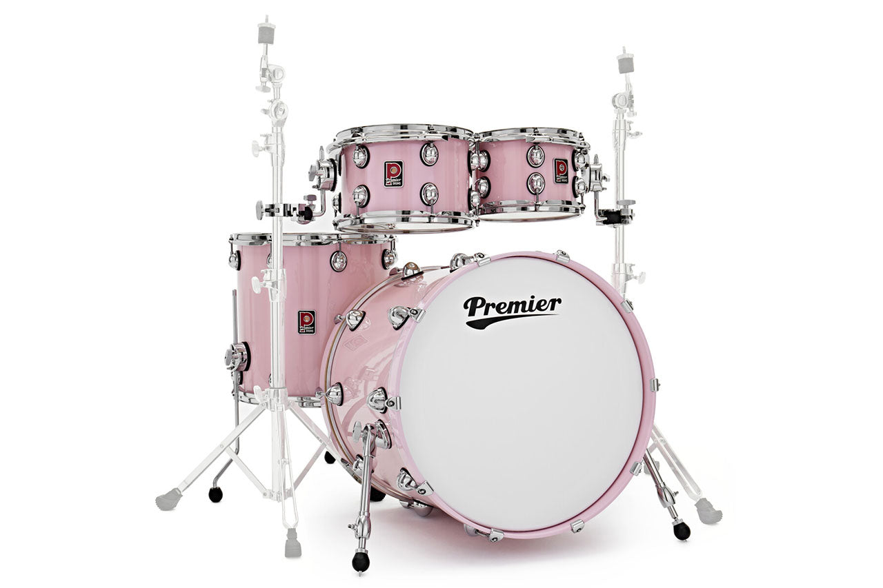 Premier Genista Maple Shell Drum Pack - Pink