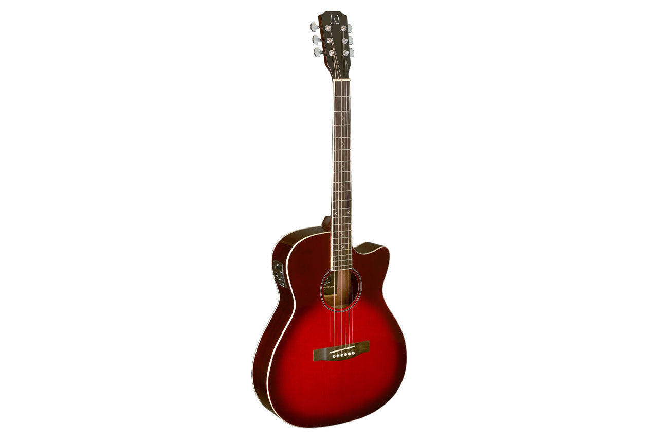 J.N Guitars Spruce Redburst Acoustic Electric Guitar