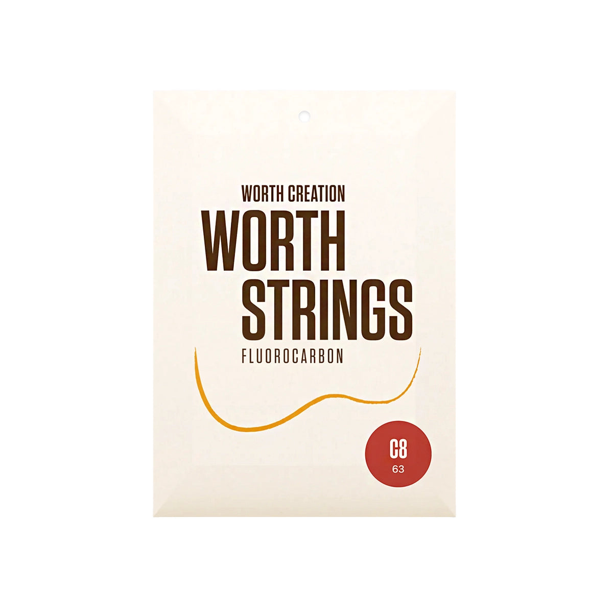 Worth C8-63 Clear Fluorocarbon 8-String Tenor Strings 