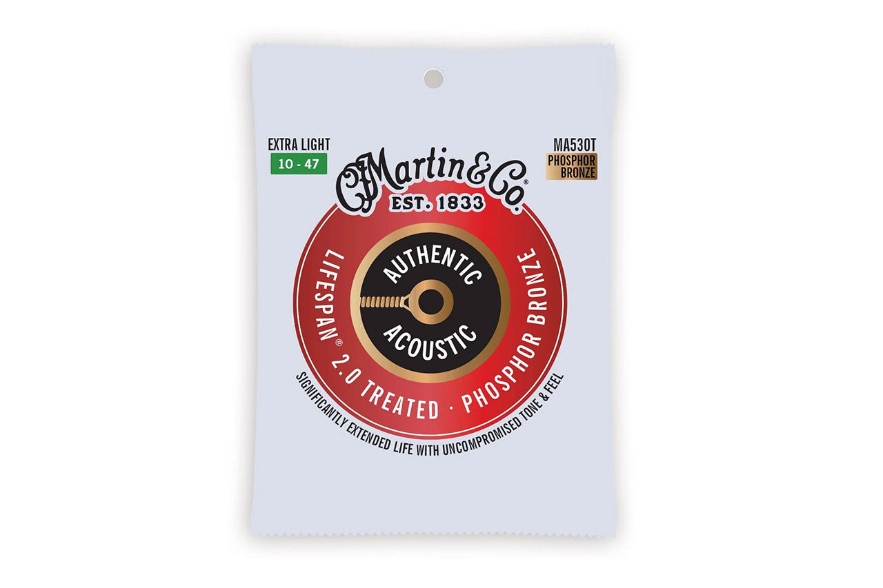 Martin Extra Light Phosphor Bronze Guitar Strings