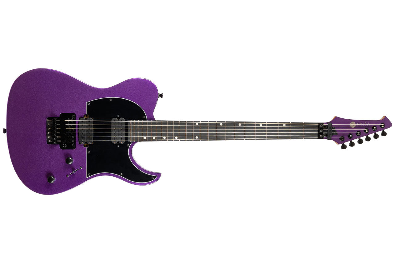 Spira T-420 PP Metallic Purple Telecaster Electric Guitar