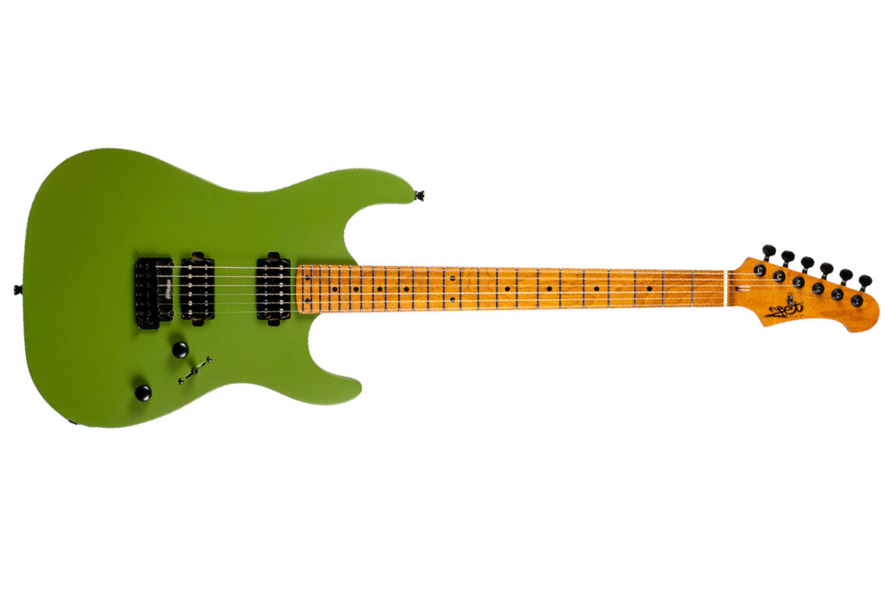 Jet JS-500 MGR Satin Green Stratocaster Electric Guitar