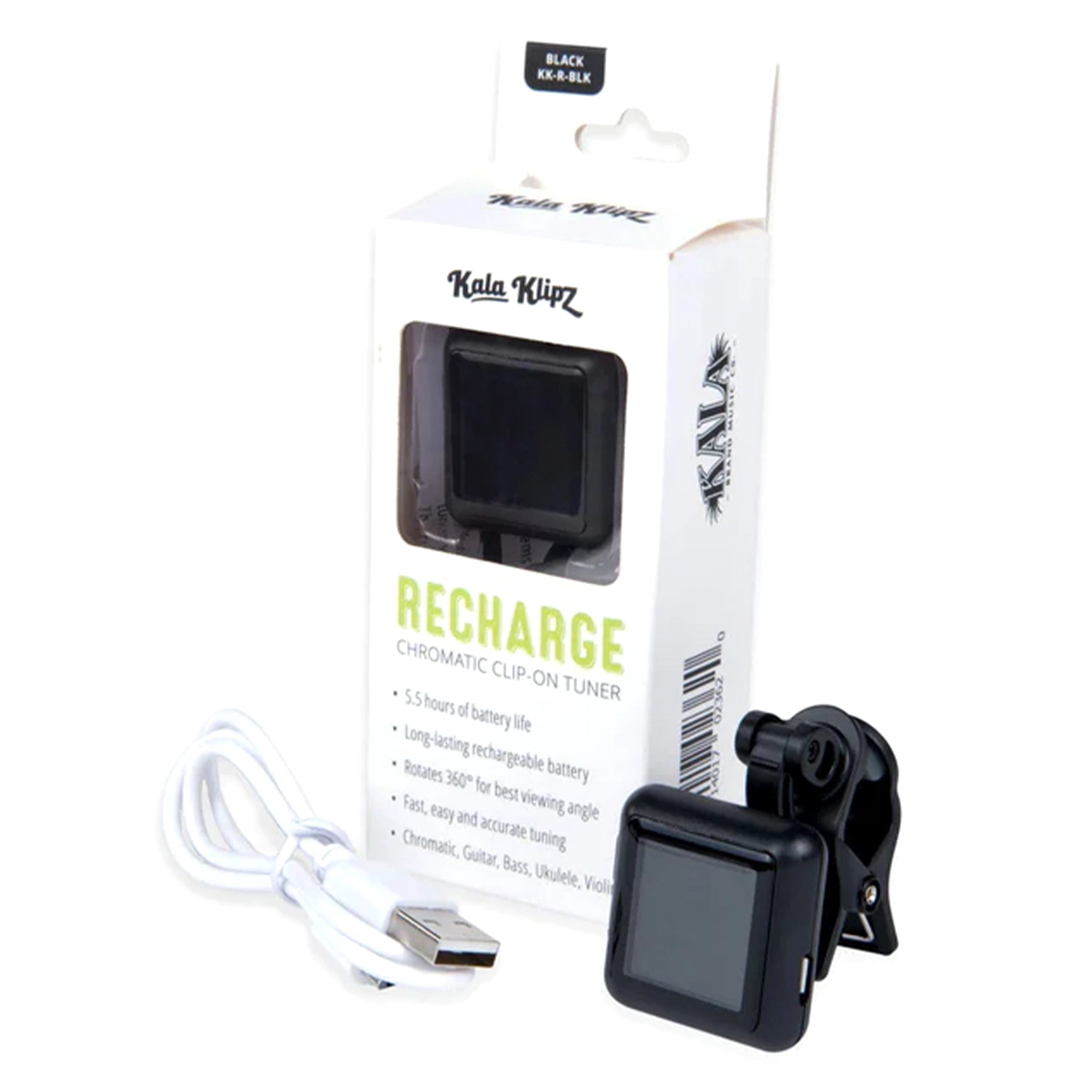 Kala Klipz Rechargeable Chromatic Clip-On Tuner
