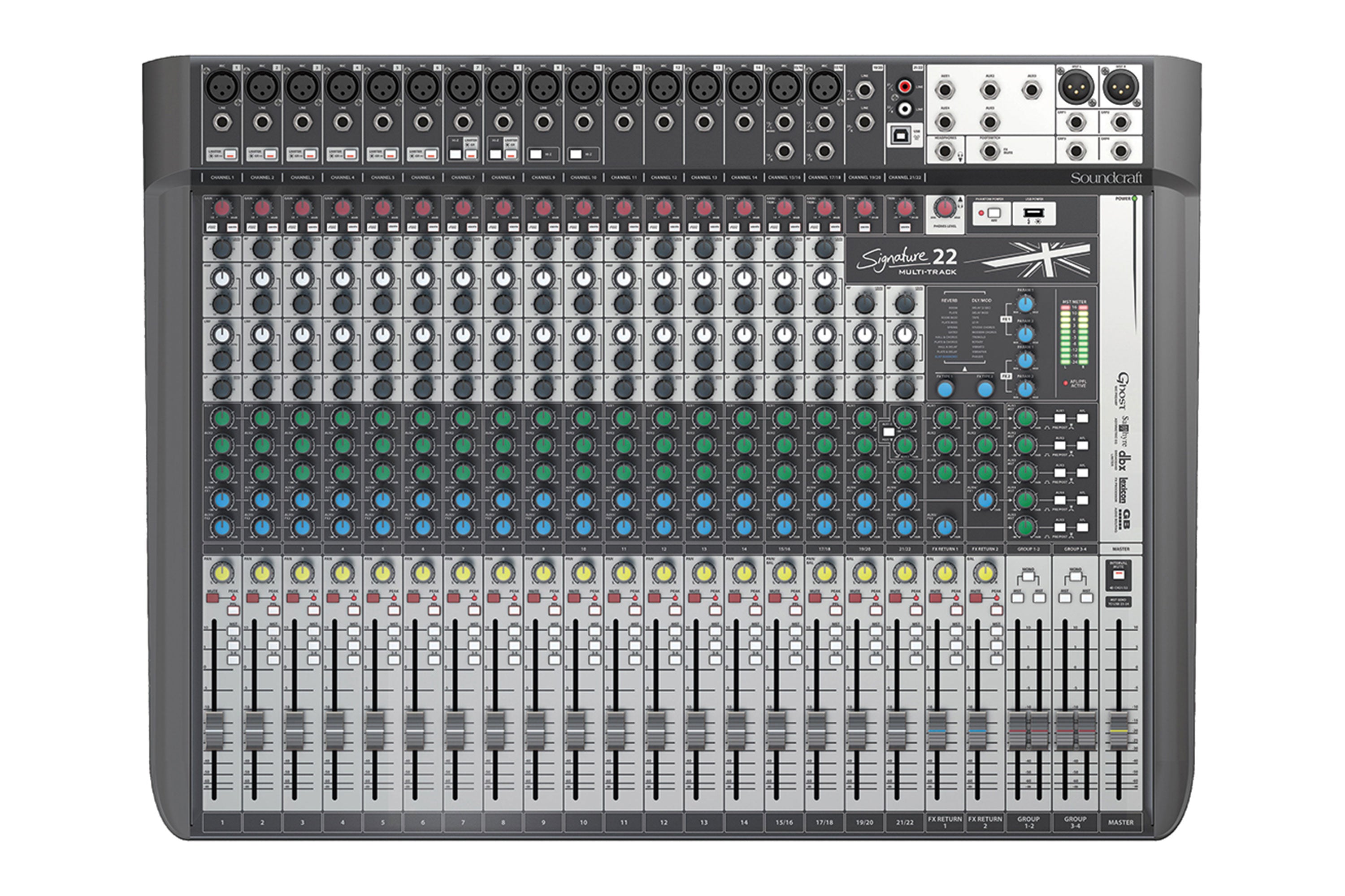 Soundcraft 22-Channel Multi-Track Mixer