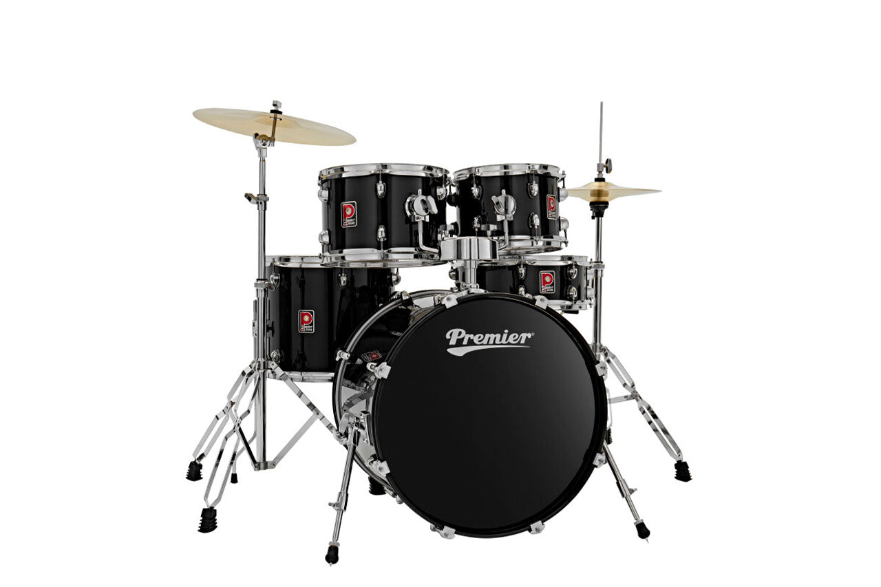 Premier Revolution 5 Piece Black Drum Kit