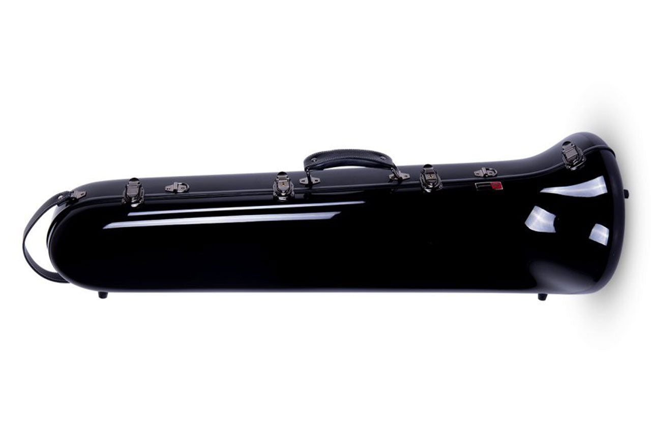 Crossrock Fiberglass Black Tenor Trombone Case