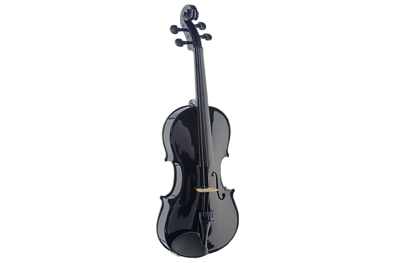 Stagg 4/4 Solid Spruce & Maple Black Violin