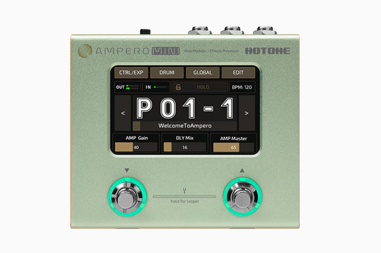 Hotone MP-50MC Ampero Mini Guitar Pedal - Matcha