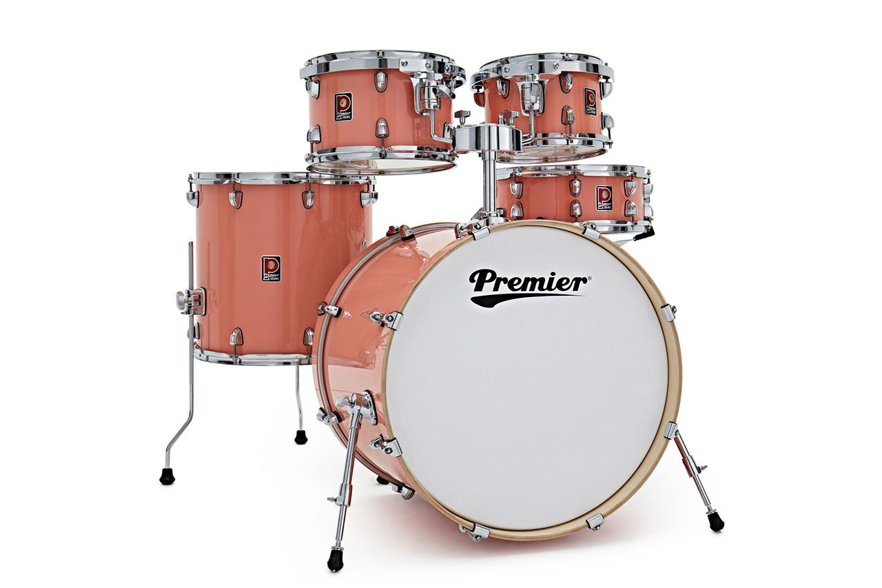 Premier Artist 22" Sunset Coral Shell Drum Pack