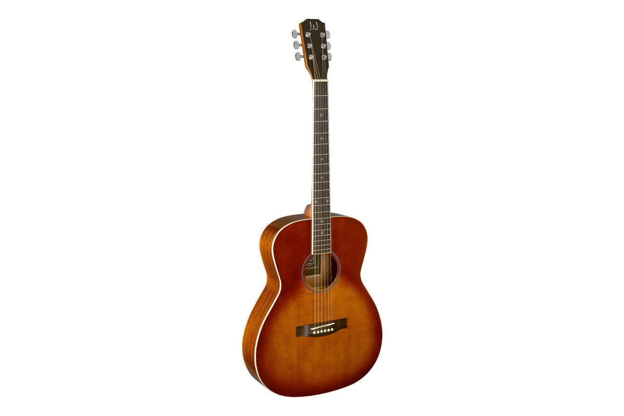 J.N Guitars Spruce Top Cherryburst Acoustic Guitar