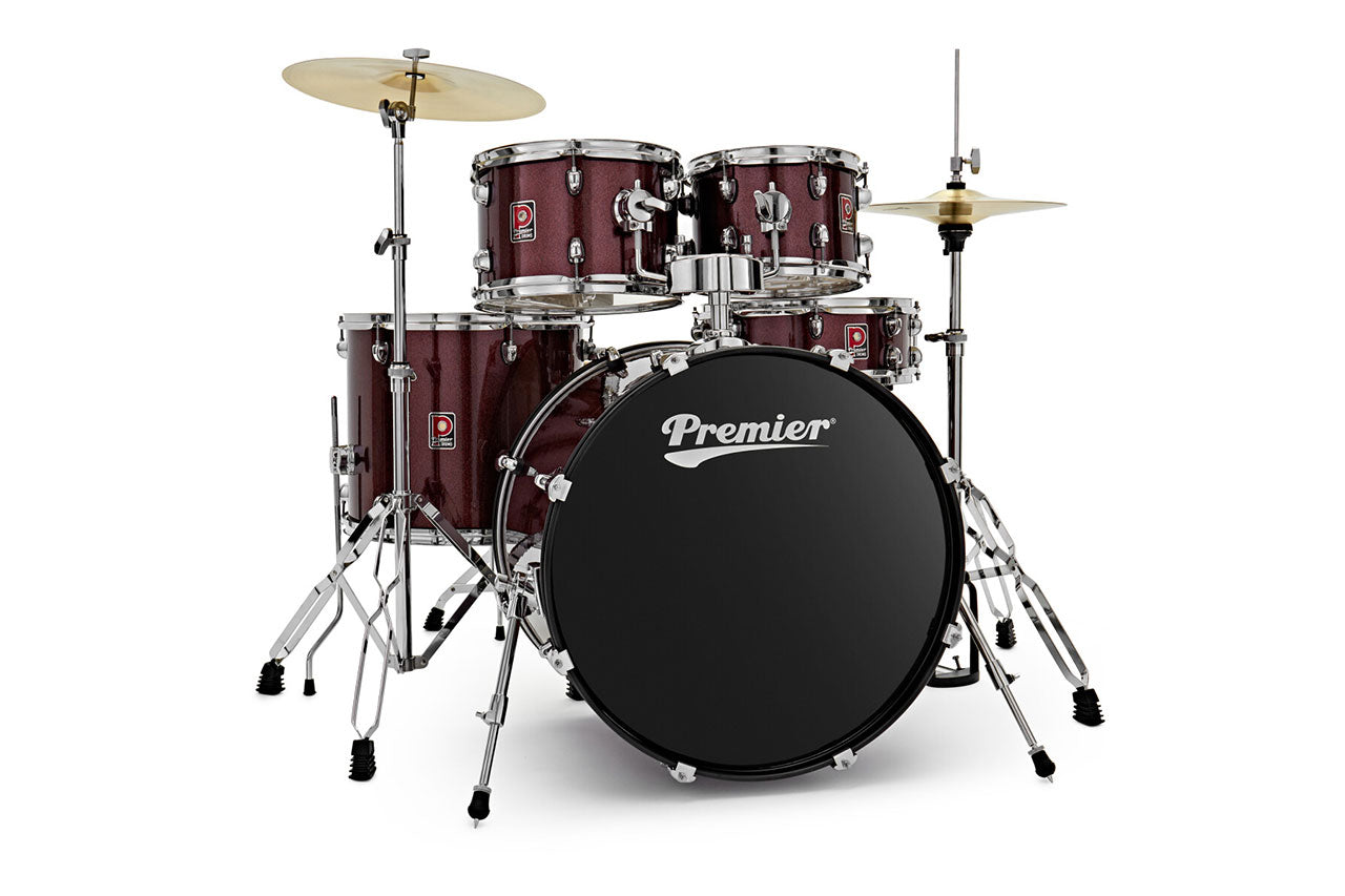 Premier Revolution 22" Red Sparkle Drum Kit