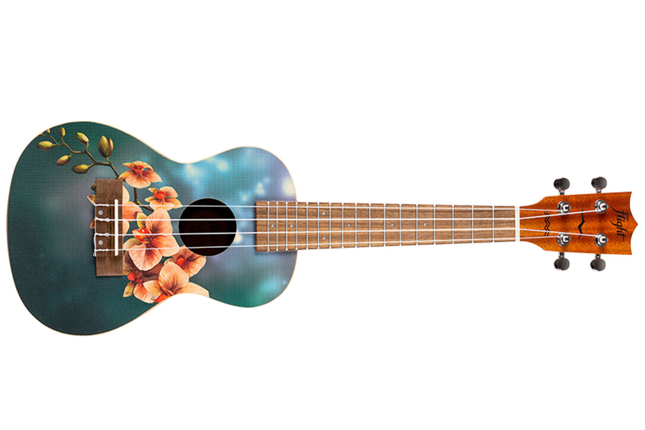 Flight AUC-33 Orchid Concert Ukulele