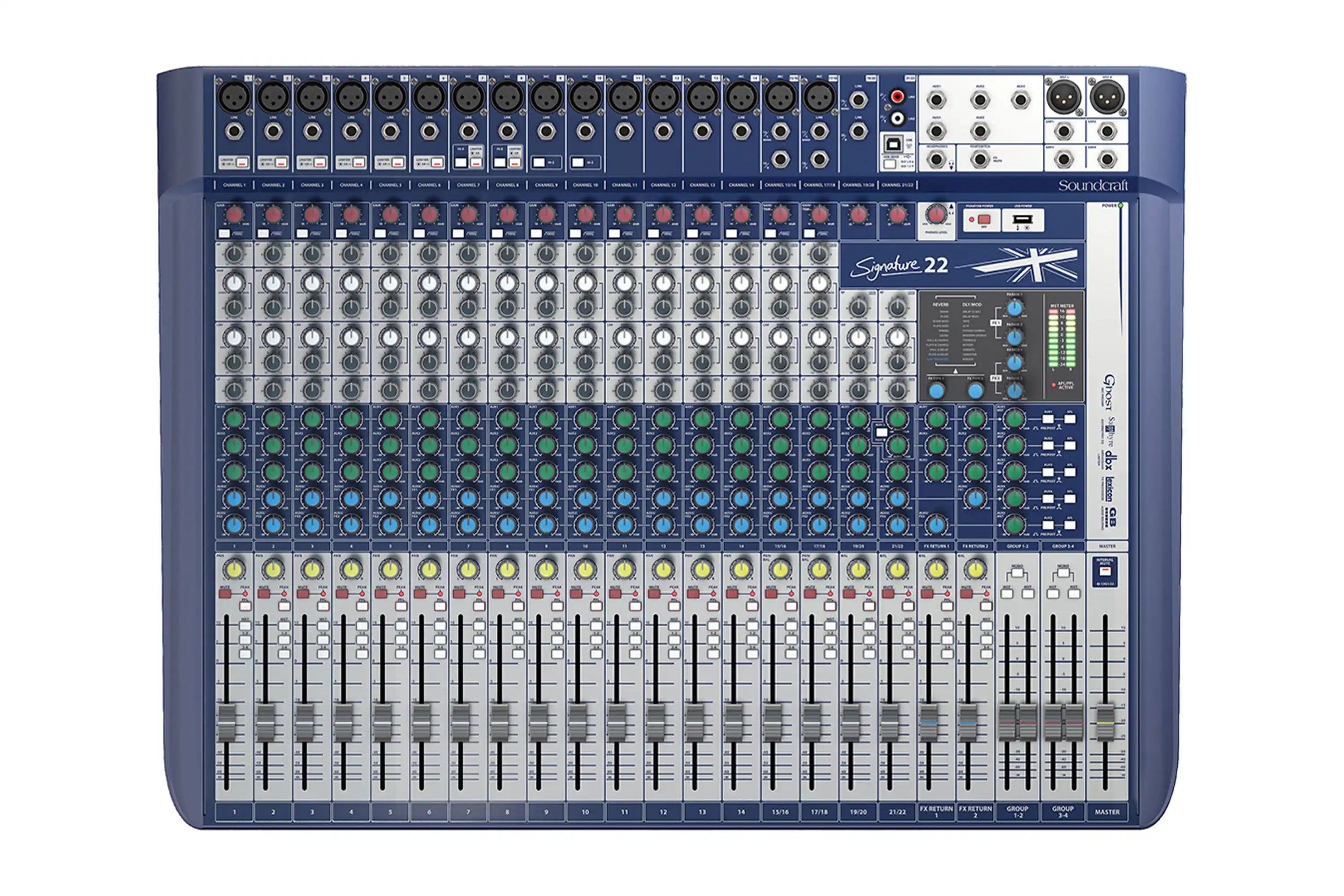 Soundcraft 22-Channel Compact Analog Mixer - Terry Carter Music Store