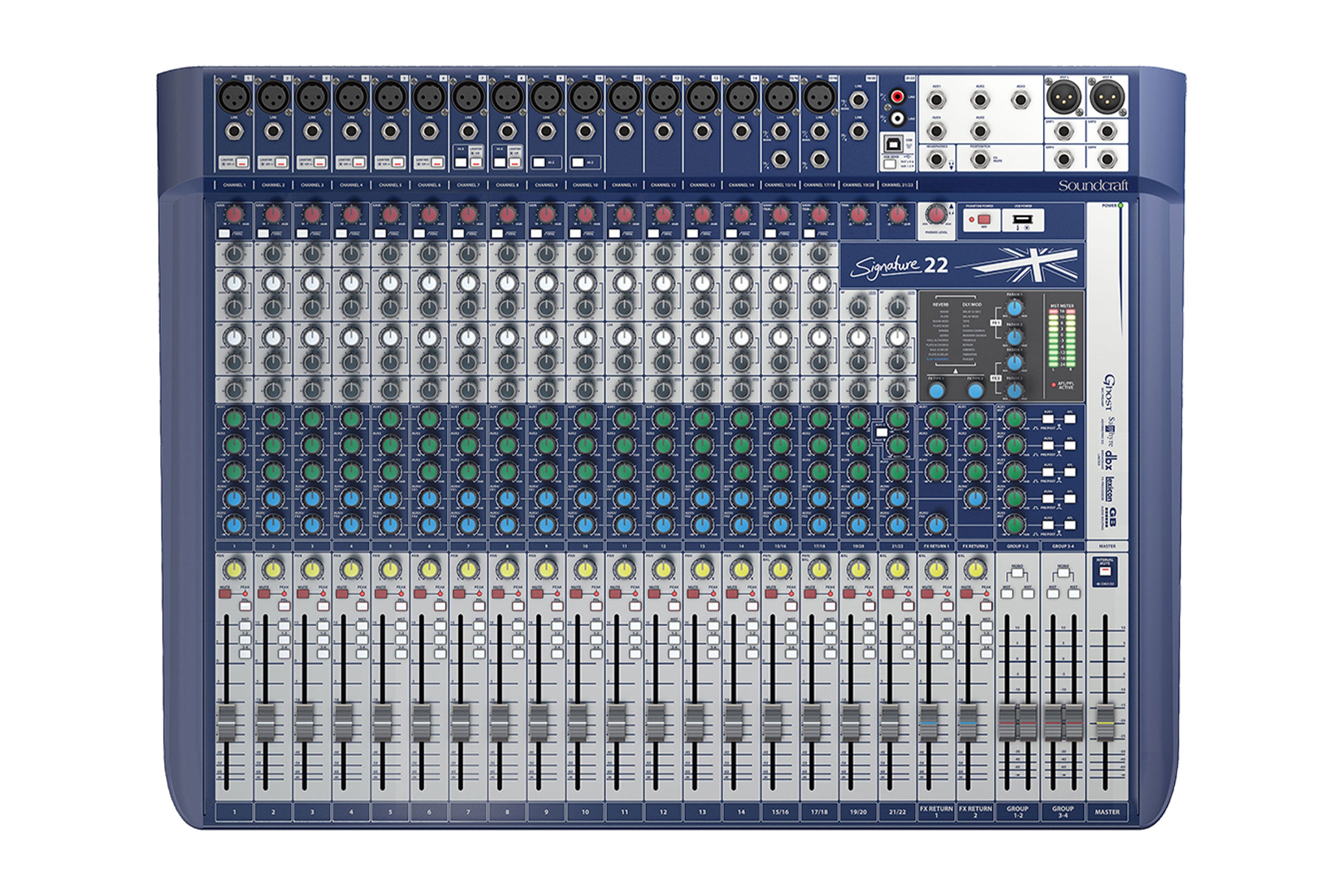 Soundcraft 22-Channel Compact Analog Mixer