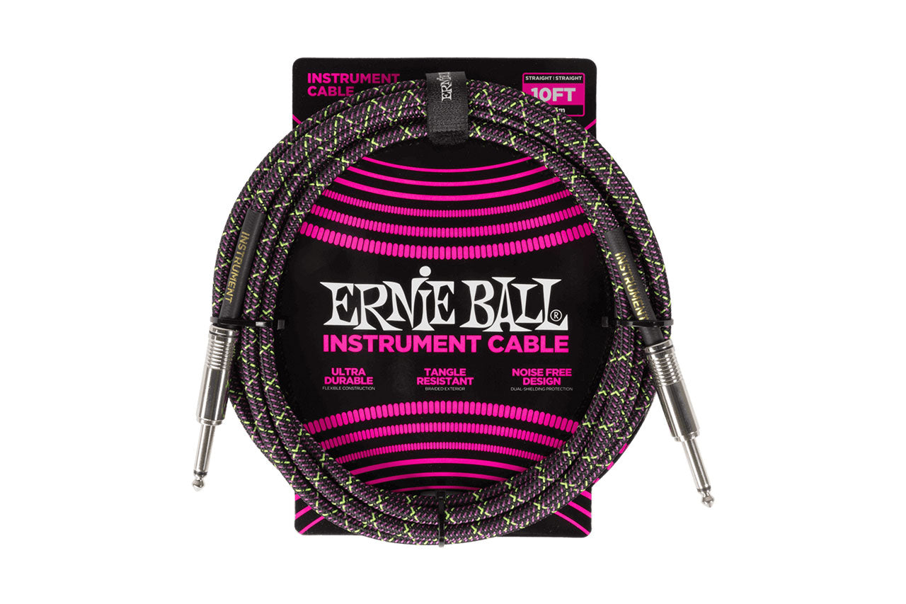 Ernie Ball 10 Foot Purple Python Instrument Cable