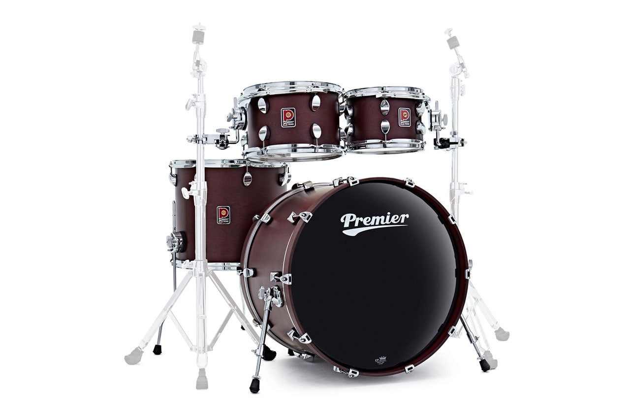 Premier Elite 20" Rosewood Sating Shell Drum Pack