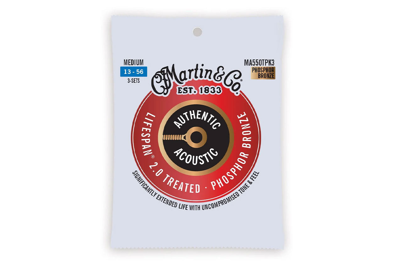 Martin Medium Phosphor Bronze Guitar Strings