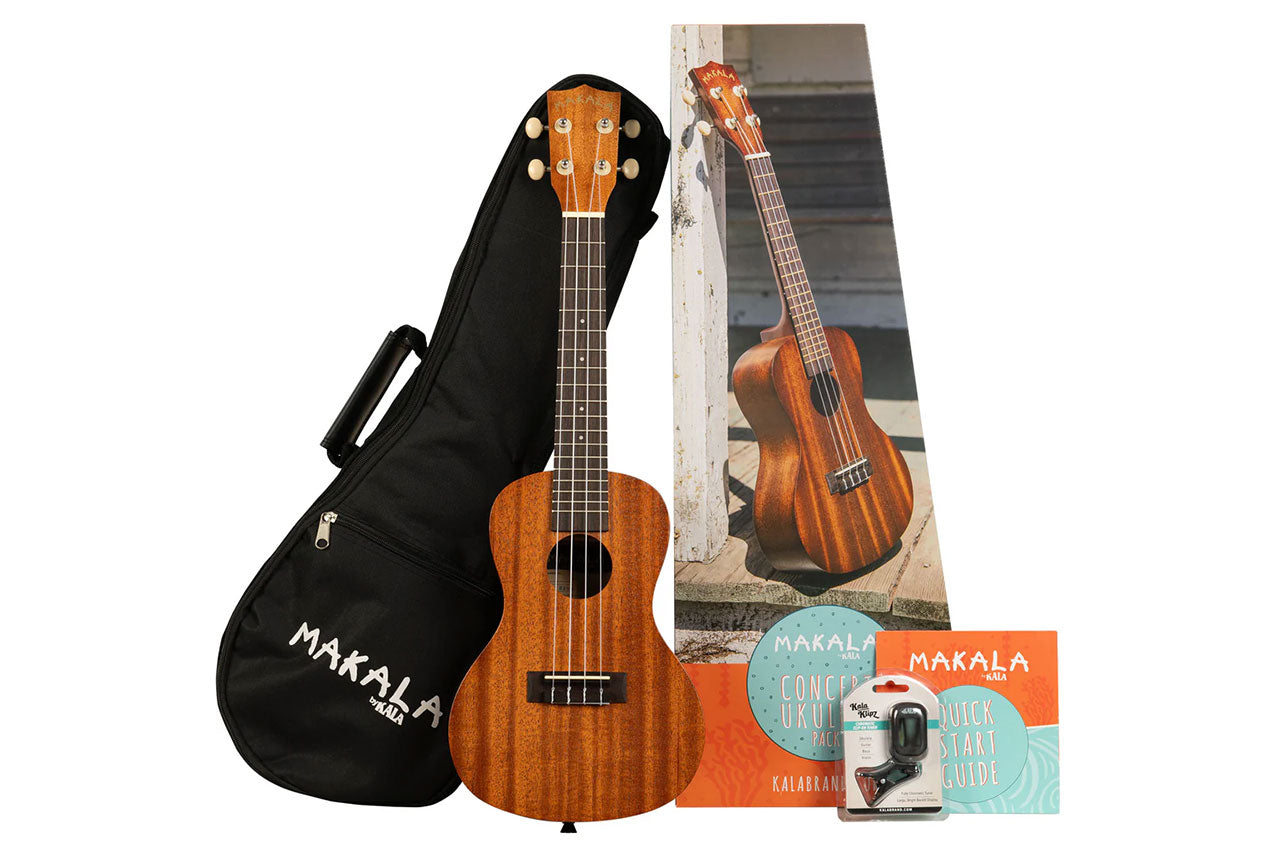 Makala Mahogany Concert Ukulele Pack