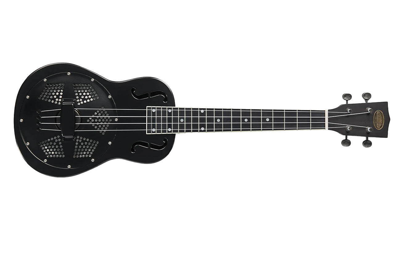 Kala Resonator Matte Black Tenor Ukulele