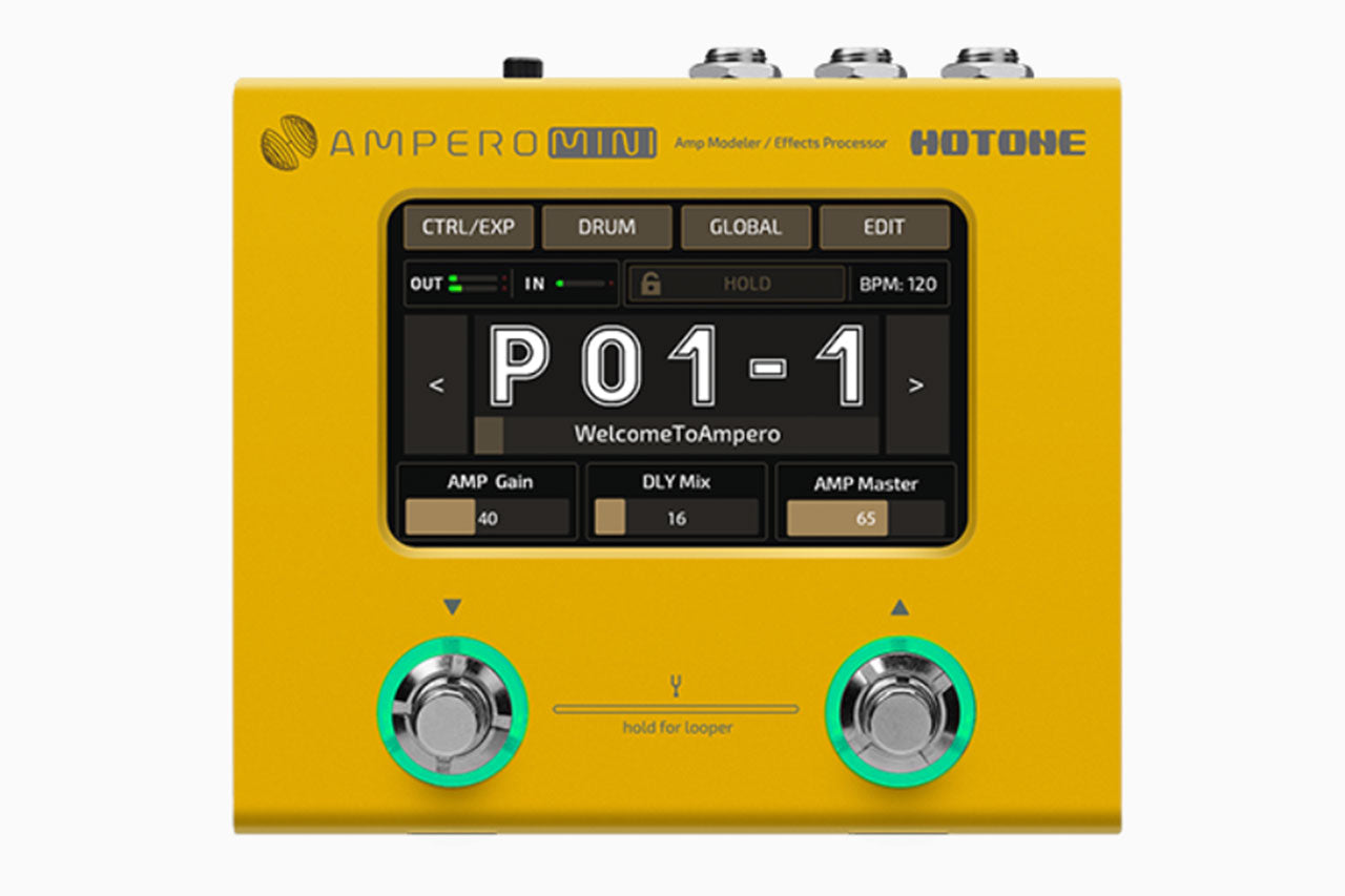 Hotone Ampero Mini ギターエフェクター HOTONE | AMPERO Mini | マルチ・エフェクター | 製品情報