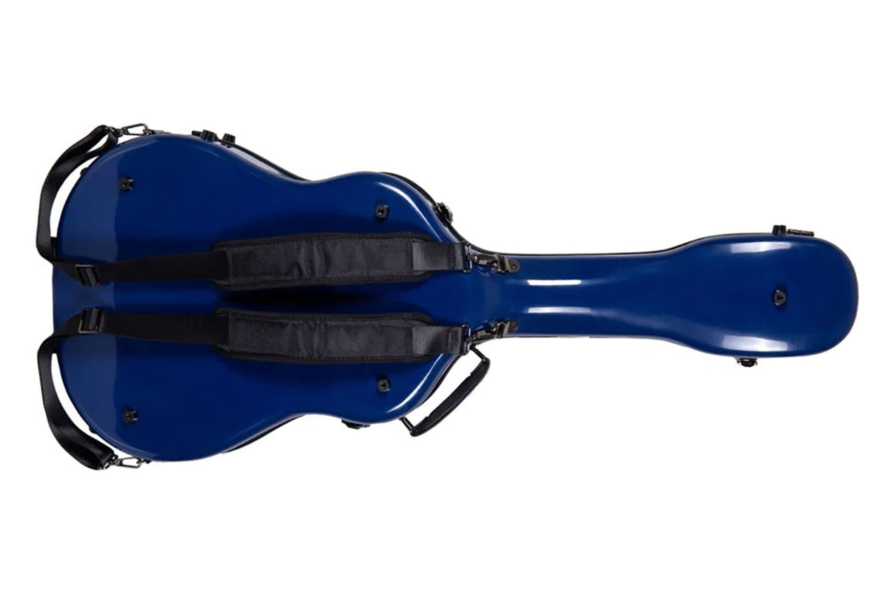 Crossrock CRF2020J45 Blue Jumbo Dreadnought Fiberglass Guitar Case