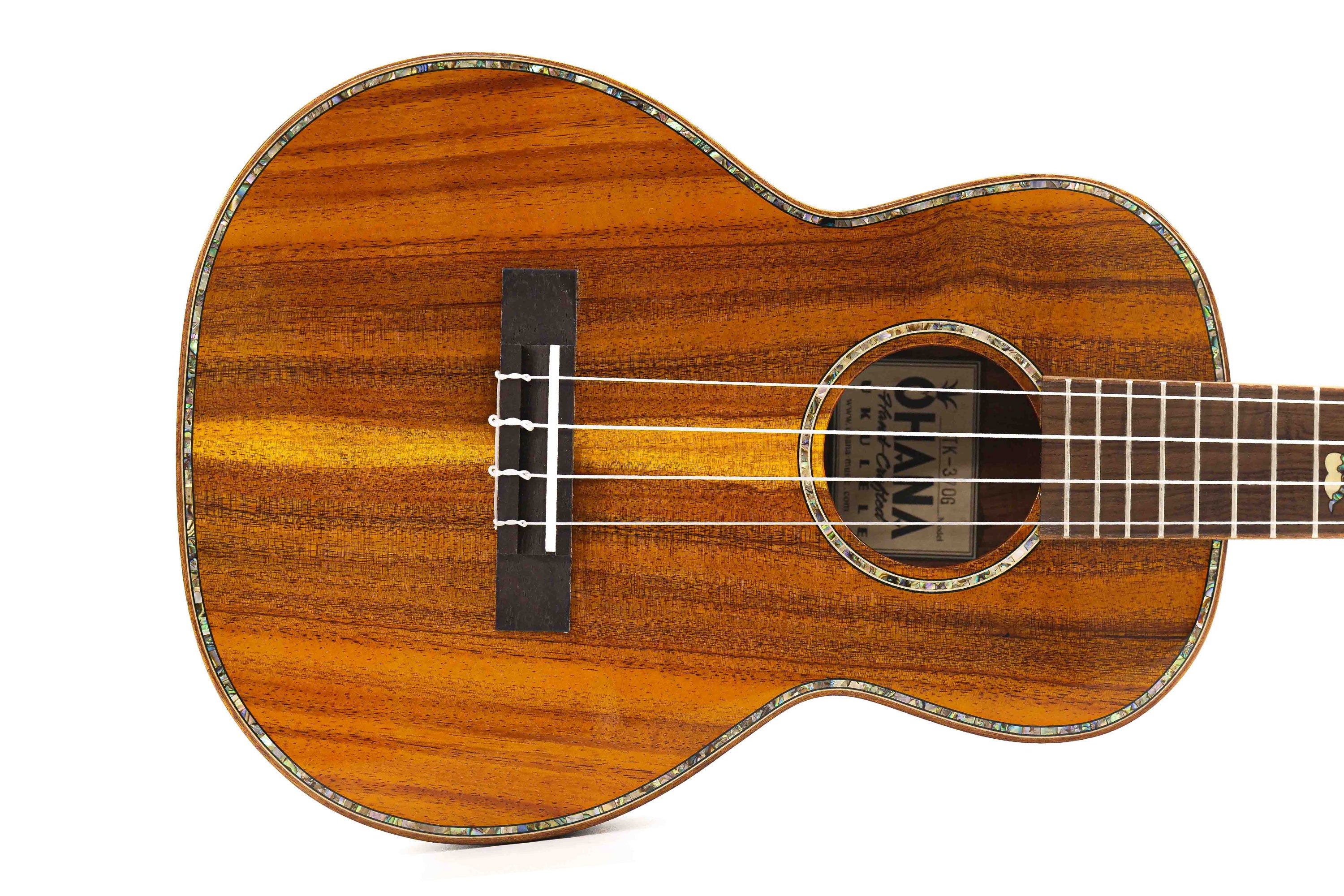 Ohana Solid Hawaiian Koa Tenor Ukulele