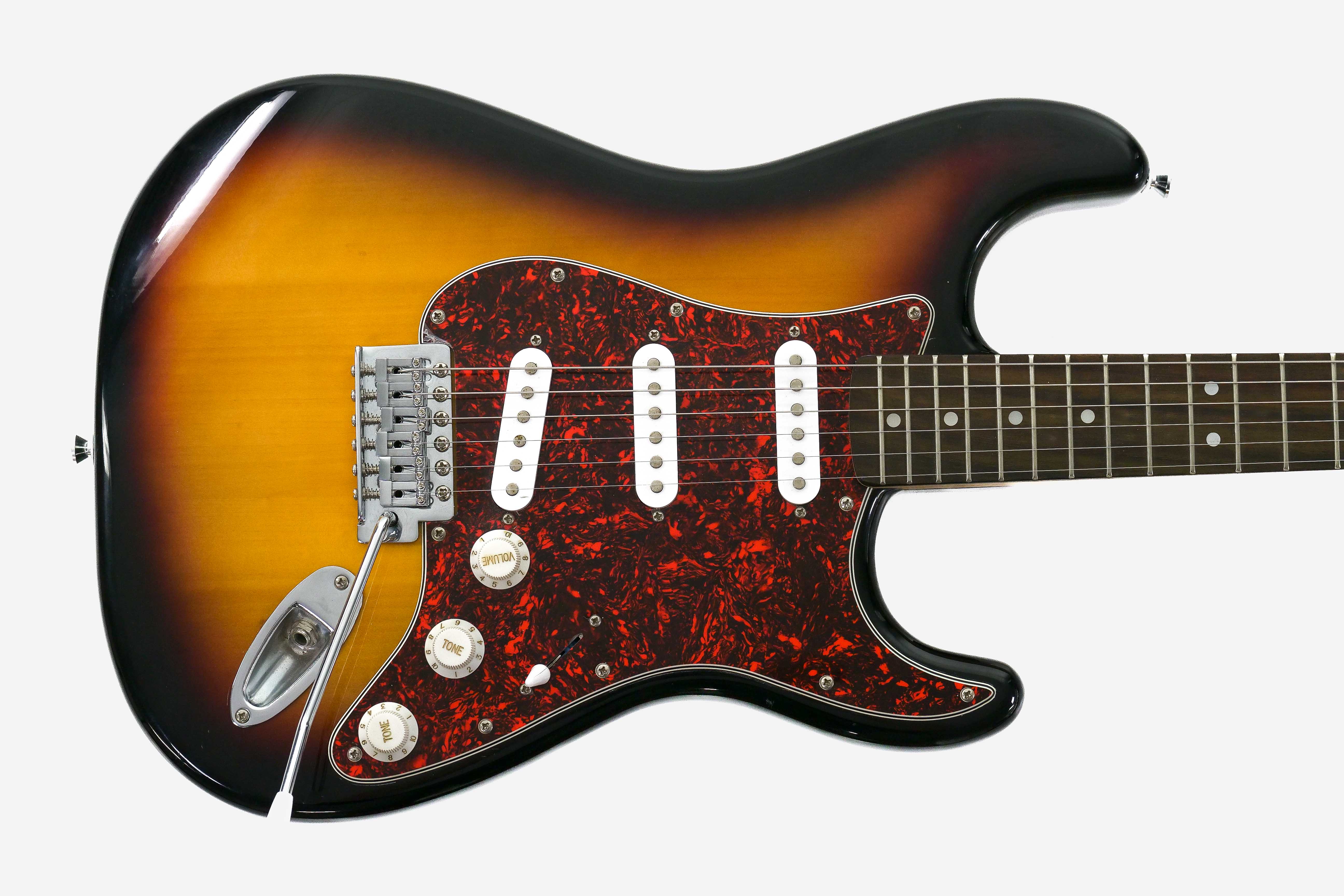 2008 Fender Squier Stratocaster - 3 Tone Sunburst 