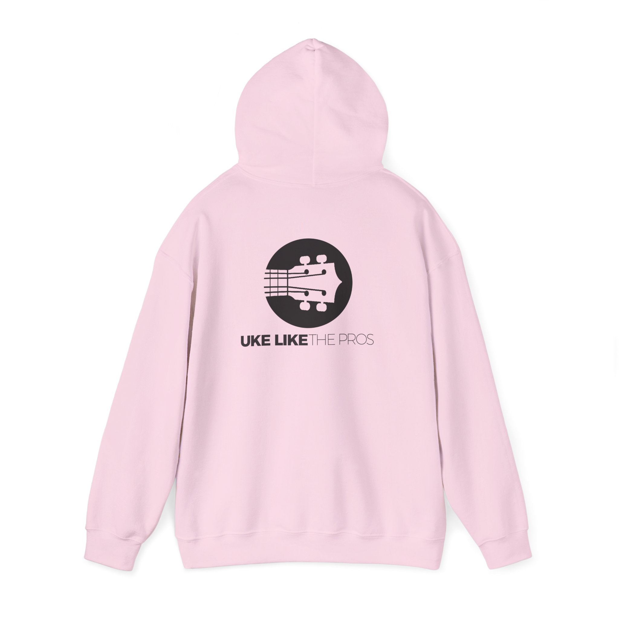 Uke Like The Pros Hoodie - Black Logo Pullover