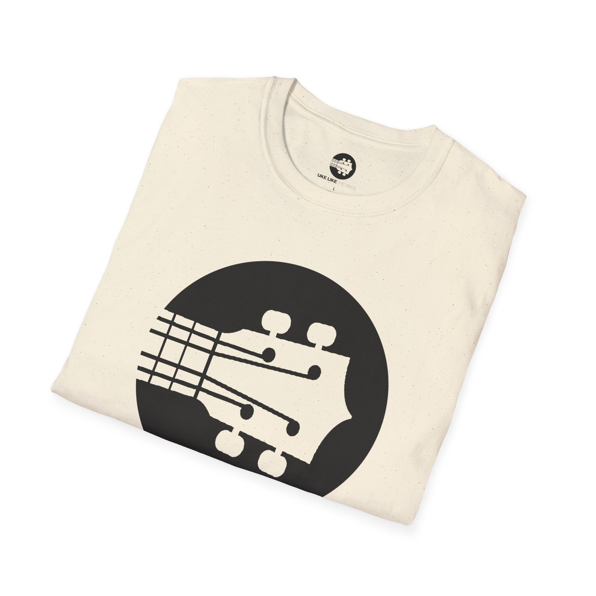 Uke Like The Pros T-Shirt - Black Logo
