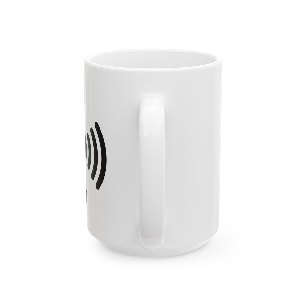 Sound On Speaker Icon White Ceramic Mug - 11oz & 15oz