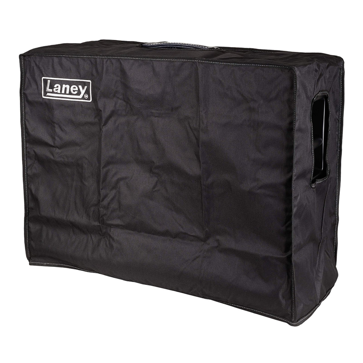 Laney Lionheart L20T-212 black Laney slip cover fitted over the 2x12 combo amp
