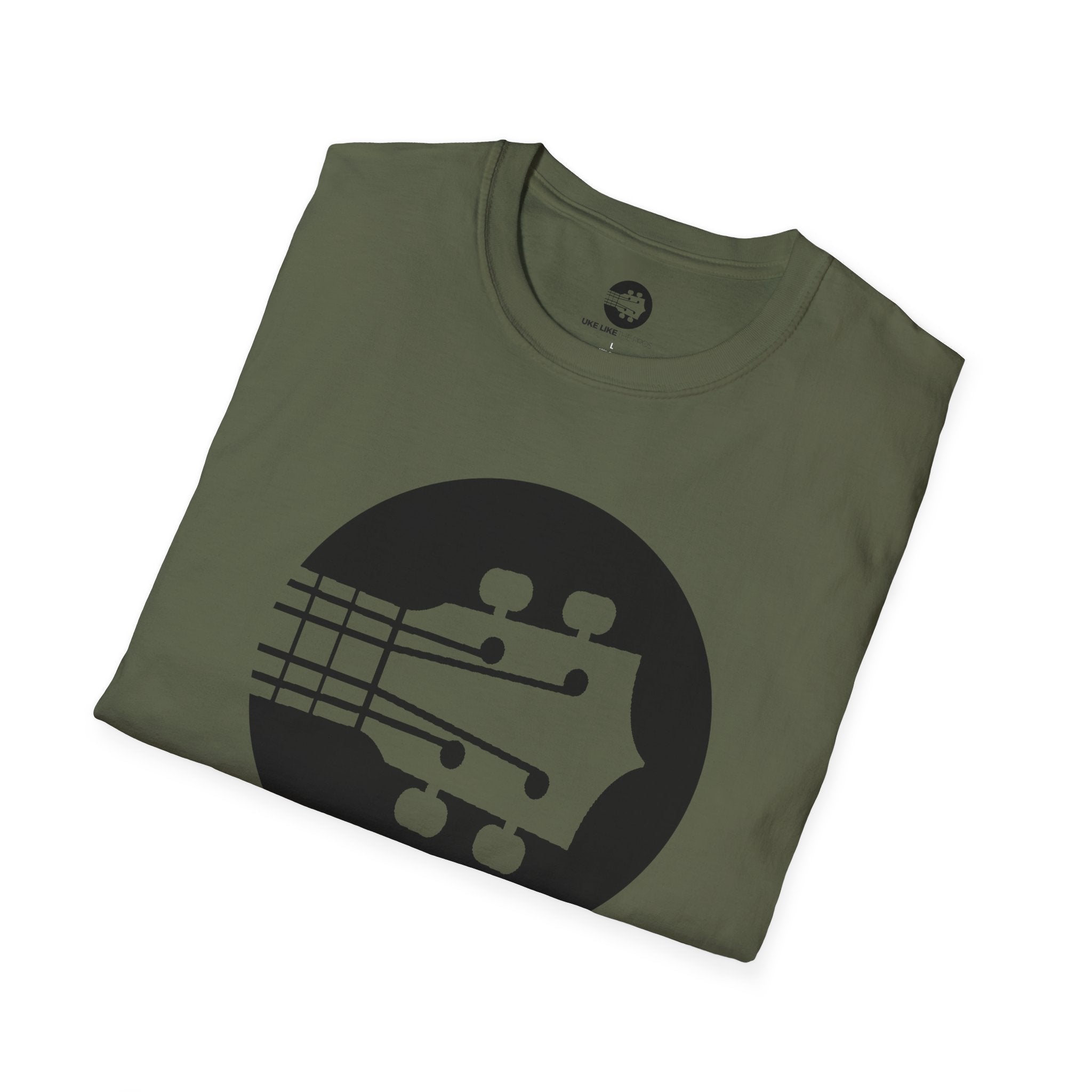Uke Like The Pros T-Shirt - Black Logo