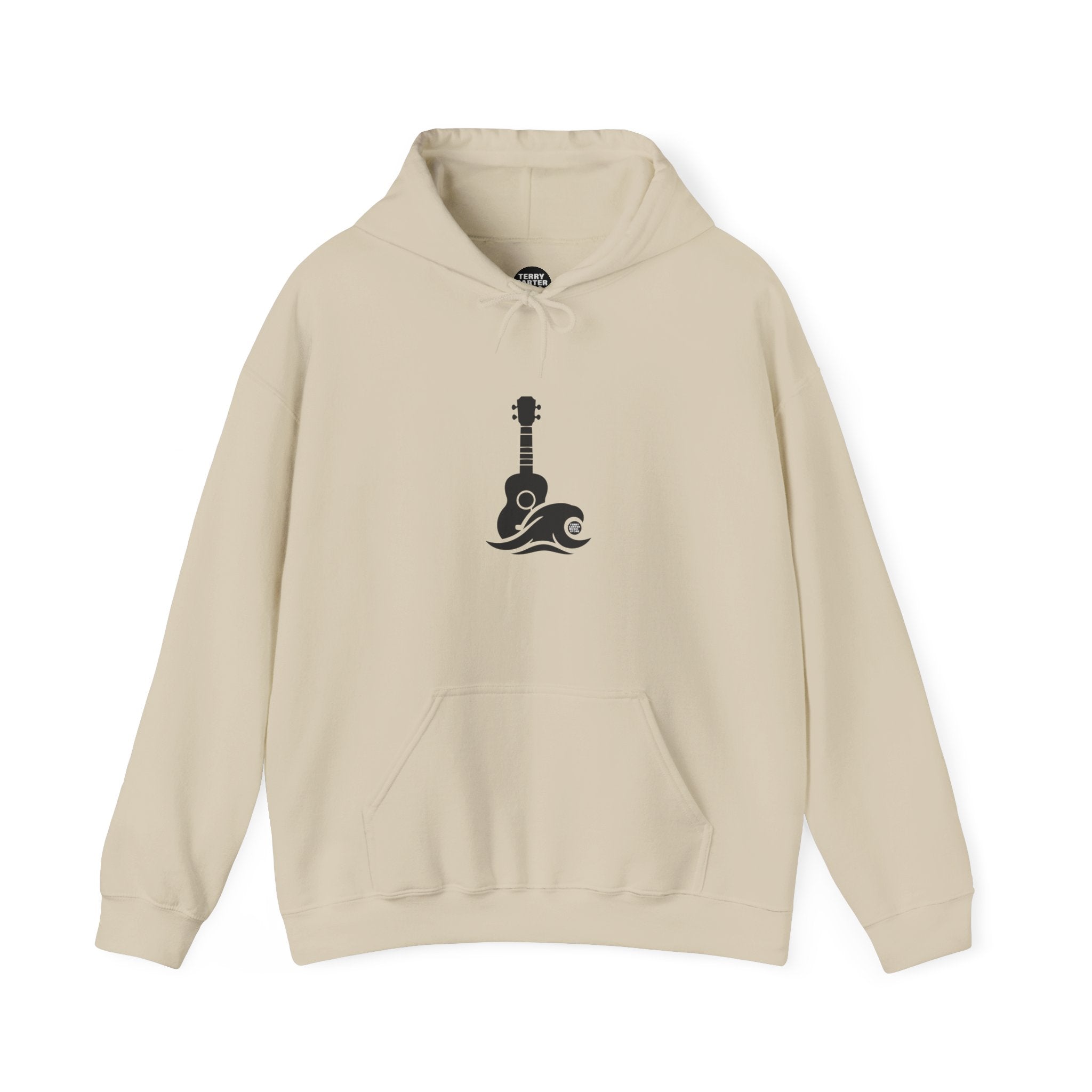 Ukulele Musician Hoodie - White Logo