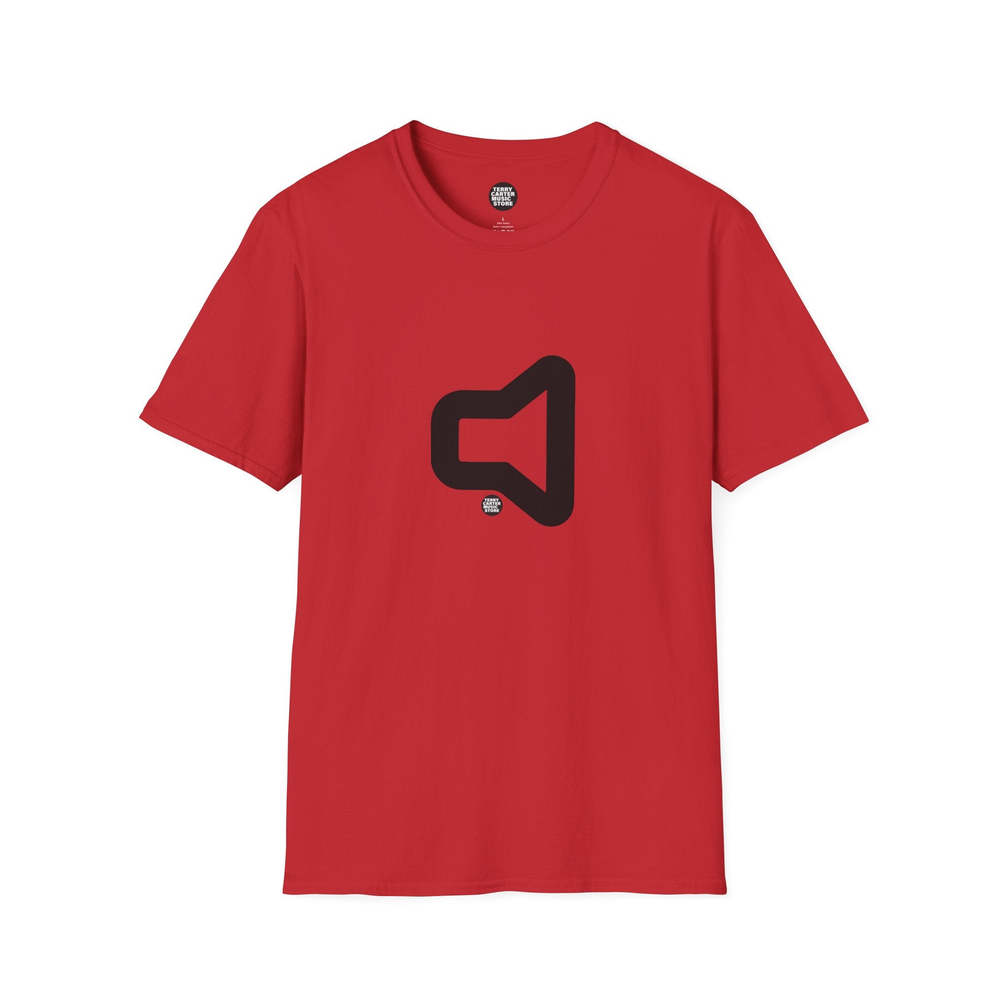 Speaker Icon T‑Shirt - Black Logo